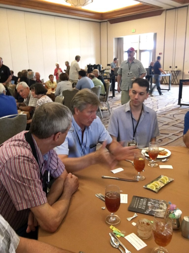 L-R: Melvin Croft, Gennady Padalka, and the author. (Photo: John Youskauskas)