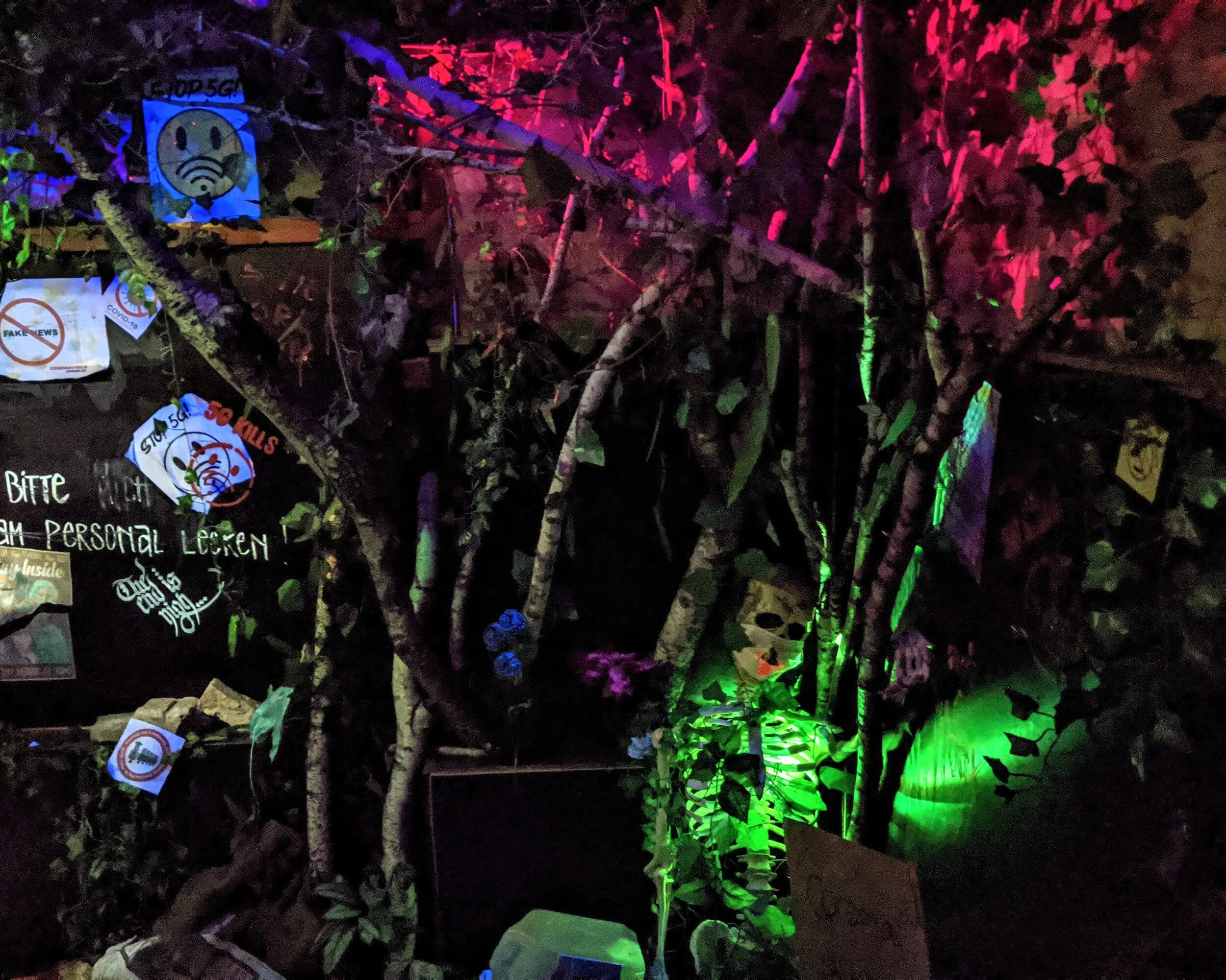 An sneak peek inside ‘Chlorine-Green Coronapocalypse’.