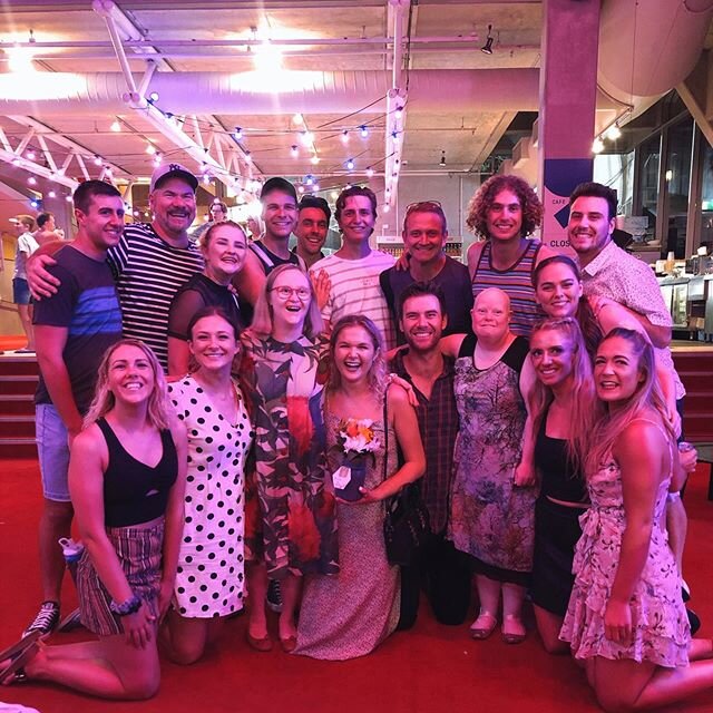 We had the pleasure of meeting Tamika and her gorgeous friend Sarah at last nights performance of Mamma Mia. Tamika (right of Joshua McGuane) sat in the centre of the front row and stole all of our hearts from the moment we saw her. She stood in ever