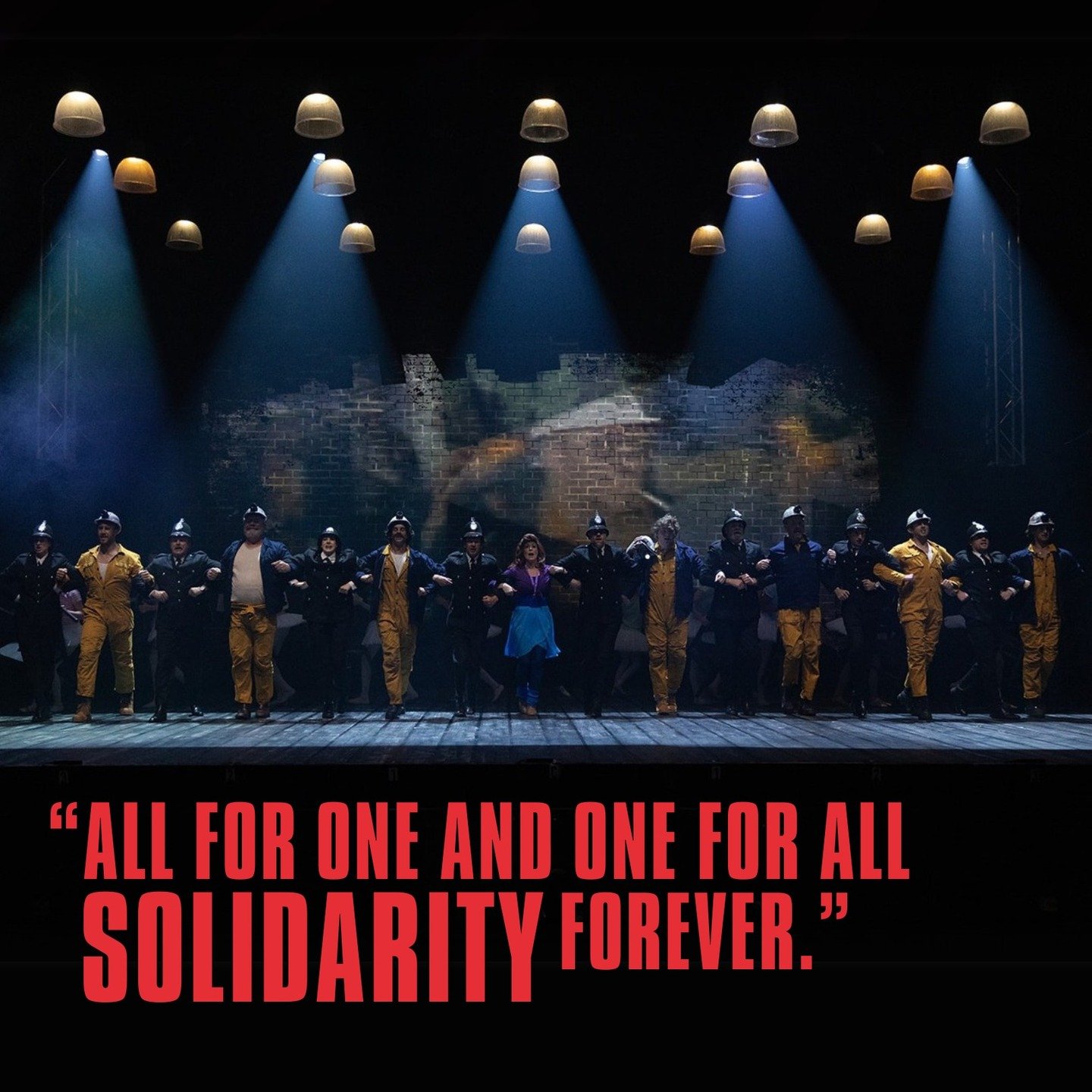 The miners, police and community of Durham County are back on stage tonight!

Tickets &ndash; @geelongartscentre 
Photography - Simone Clarke and @danceimages