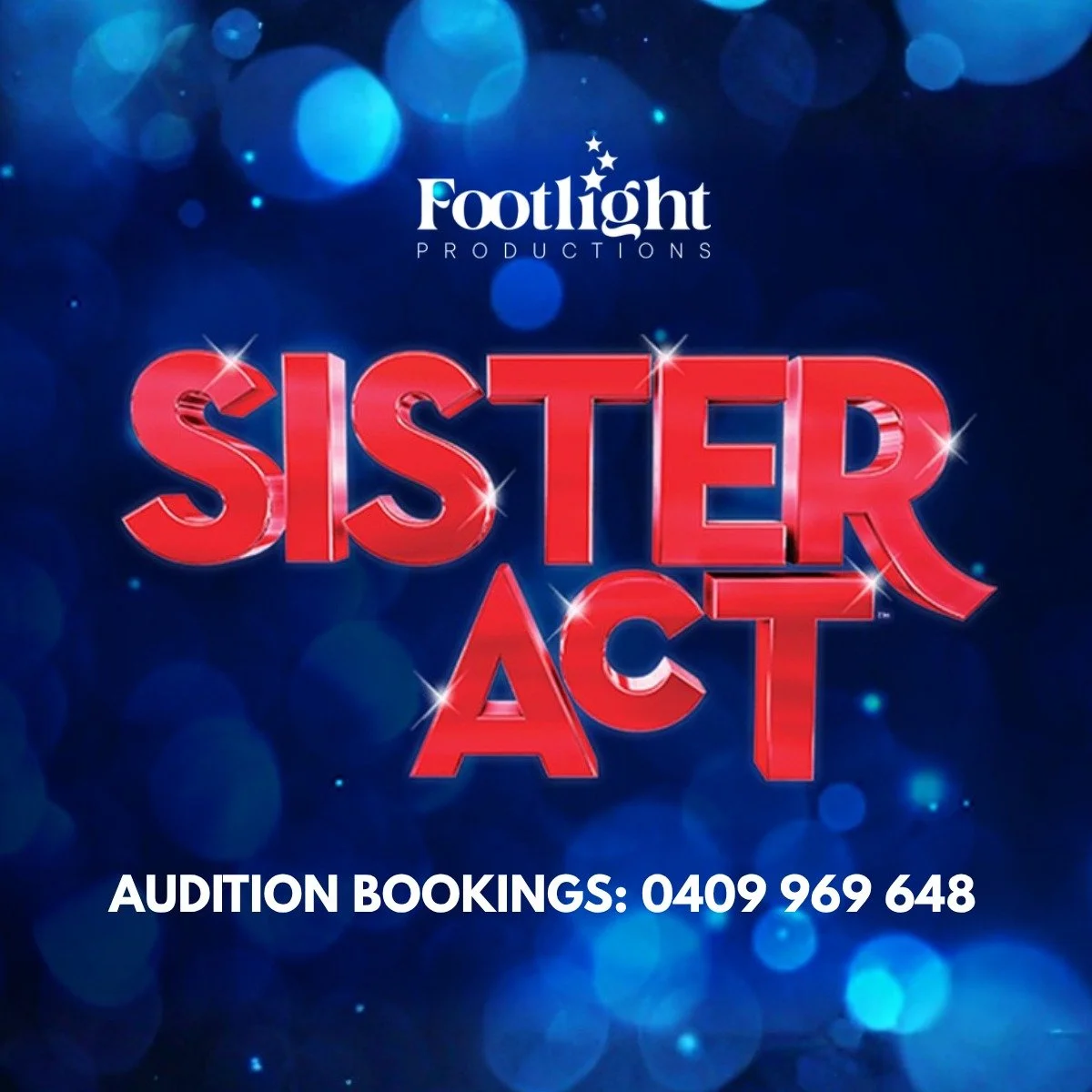 Sister Act audition bookings are open &ndash; it's time to book your spot and show us your heavenly talent! 

If you&rsquo;ve already booked in, please complete the audition form on our website and bring it along (with your headshot) to the dance aud