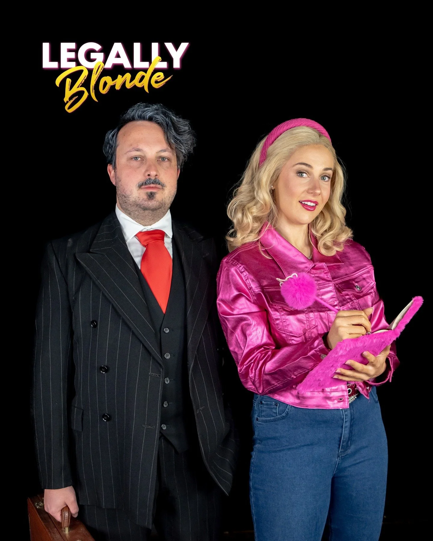 New year, new semester at Harvard Law! Professor Callahan is running the class - but who will be running the courtroom?!

Pictured - Nathan Fernandez as Professor Callahan and Morgan Dooley-Axup as Elle Woods.
Photography - Simone Clarke
Tickets - @g