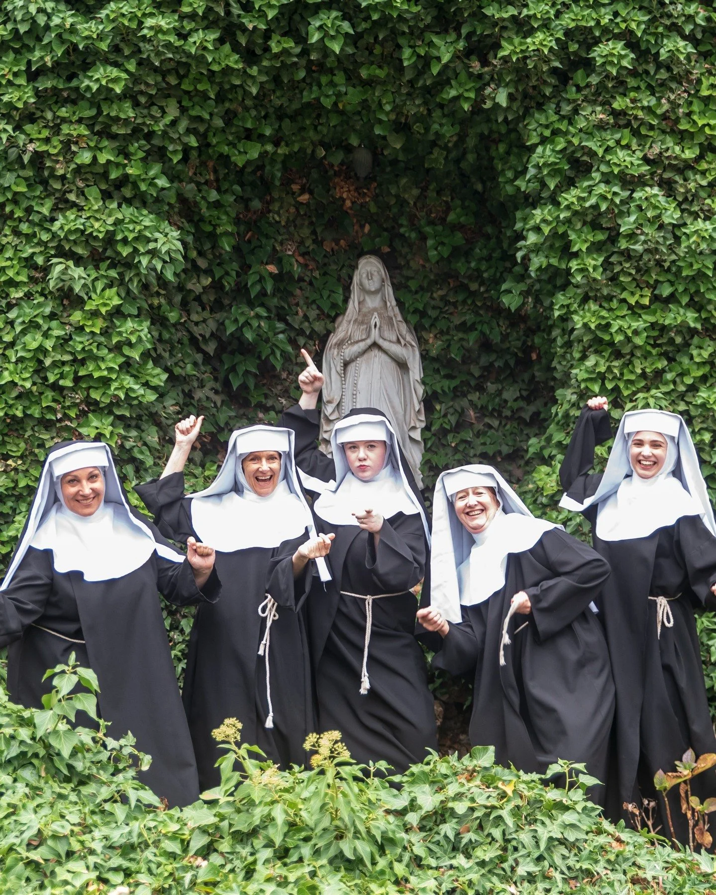 These nuns have a habit of stealing the spotlight! 

We&rsquo;re getting ready to spread the love - answer your calling and buy your tickets now!

Pictured - Sarah Jeffreys, Miriam Pohlenz, Casey Reid, Melissa Musselwhite and Jess Senftleben
Photogra