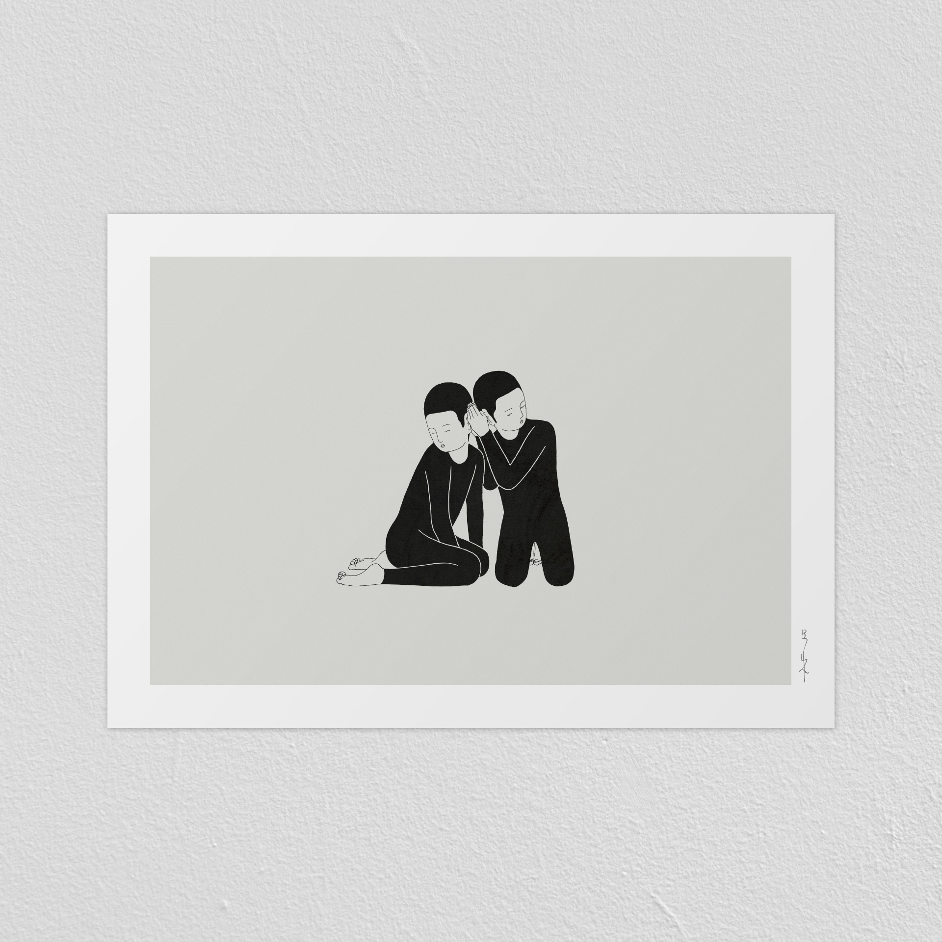 GPR-0003 '듣기 듣기' 리마스터드 오픈 에디션 (A3) 가격: 80,000원 (배송비 포함)