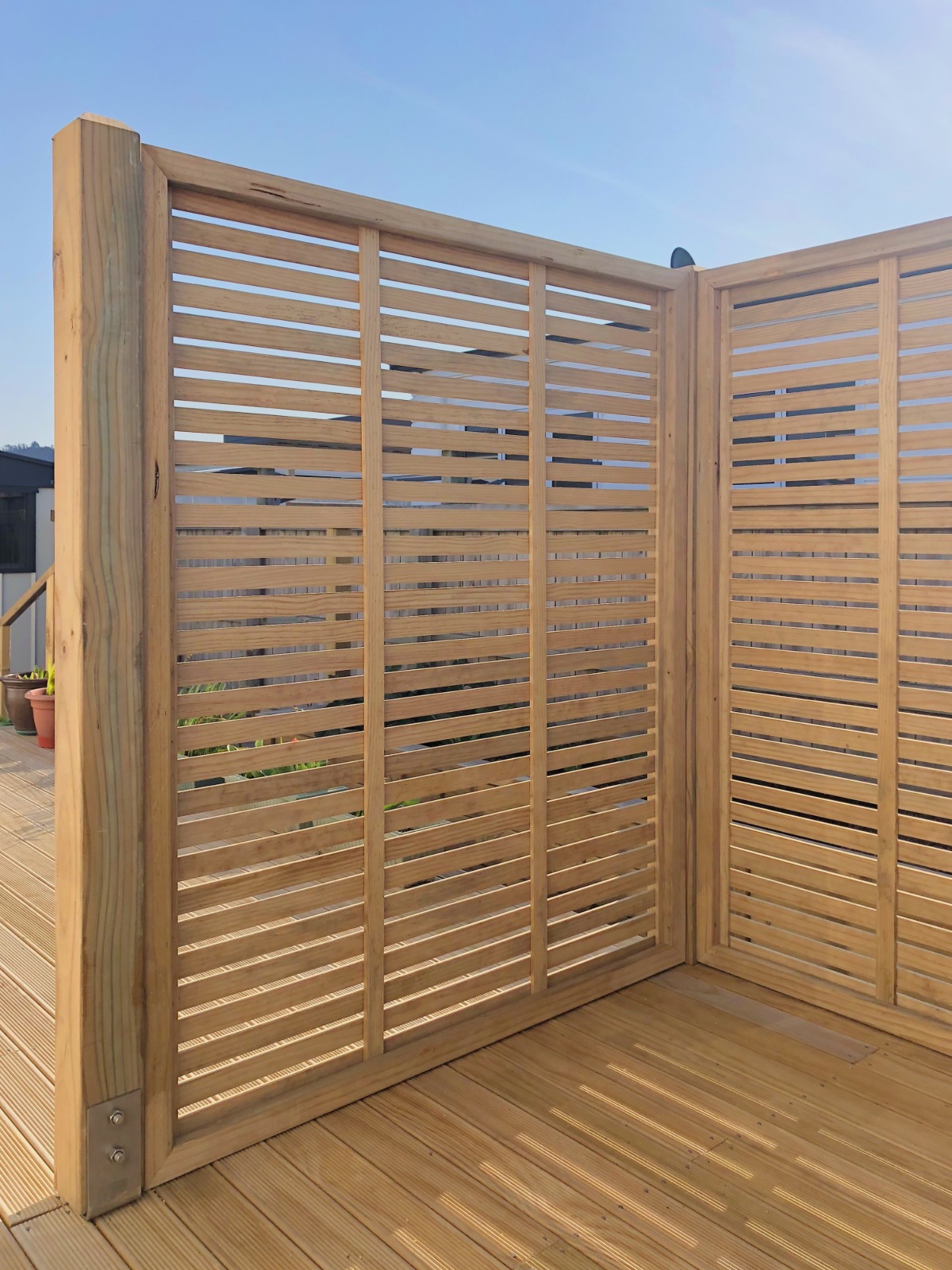Custom Trellis Privacy Fence Trellis Feature Panels Screens