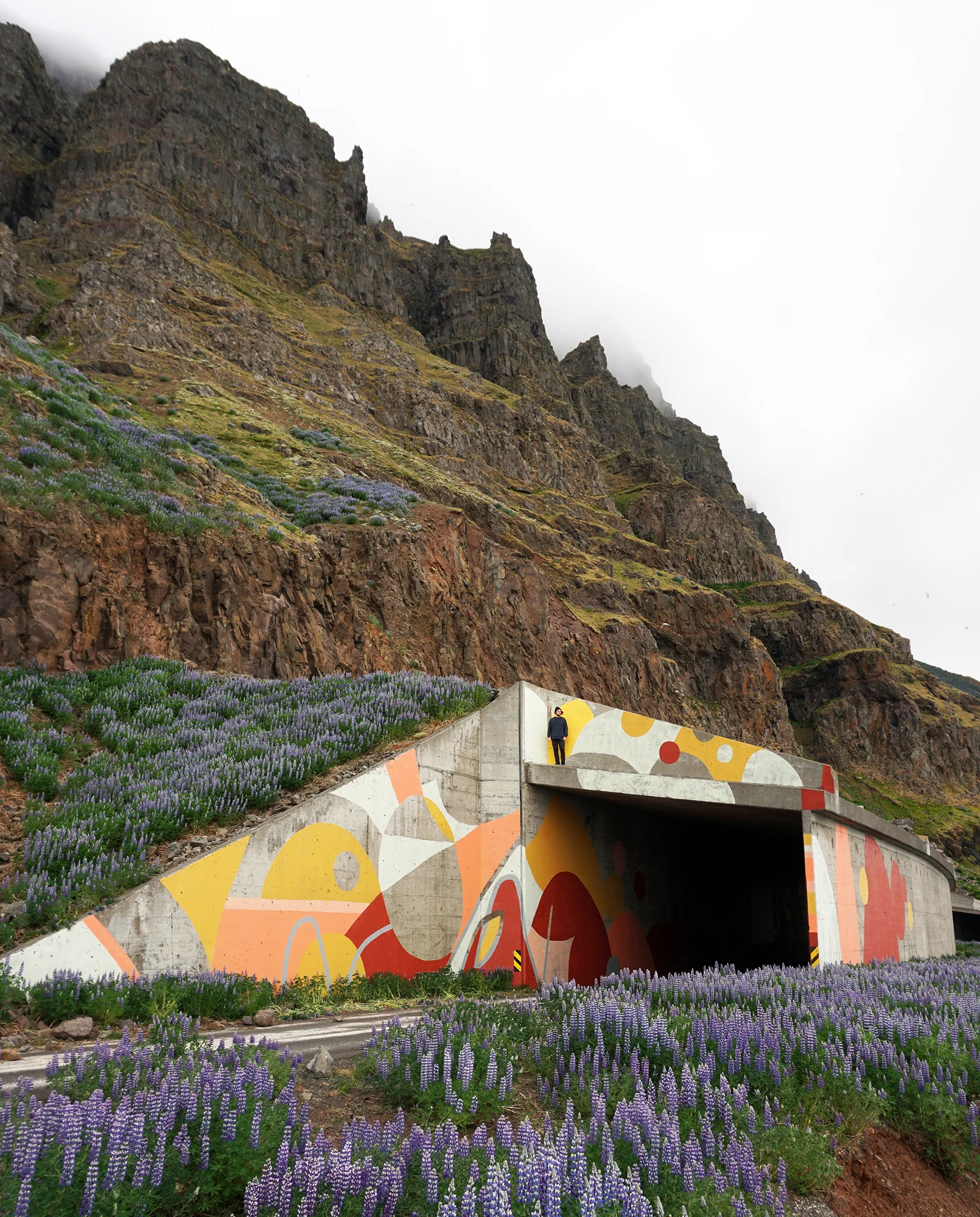 Kyle Hughes-Odgers Wesfjords Iceland residency Old coast tunnel.JPG