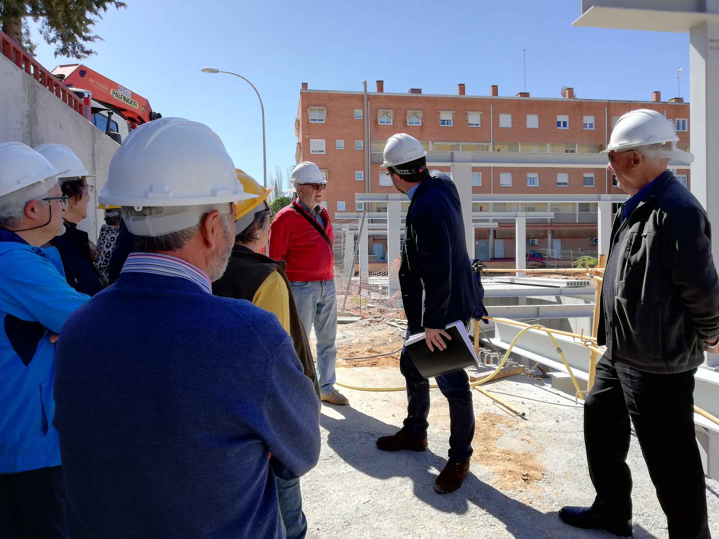 Visita a las obras con el Arquitecto Mario Vallejo. Marzo 2018