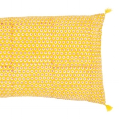 Tuk tuk yellow cushion