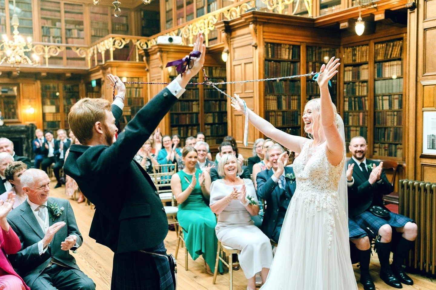 Handfasting fun up in Edinburgh a few weeks ago for @clairediamond95 &amp; @a_irwin95 😍🪢 
My first visit to @rcpevenue and big thanks to @davidthehumanistcelebrant for making it a memorable one!
.
.
.
.
@footstompinceilidh 
@ollieandivyflowers 
#ed