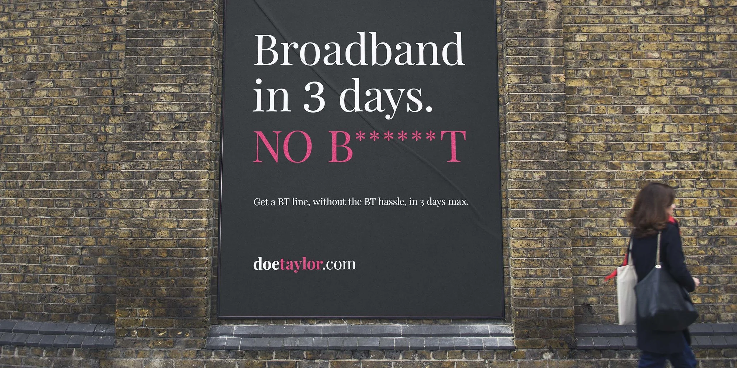 DoeTaylor Outdoor Print Ad