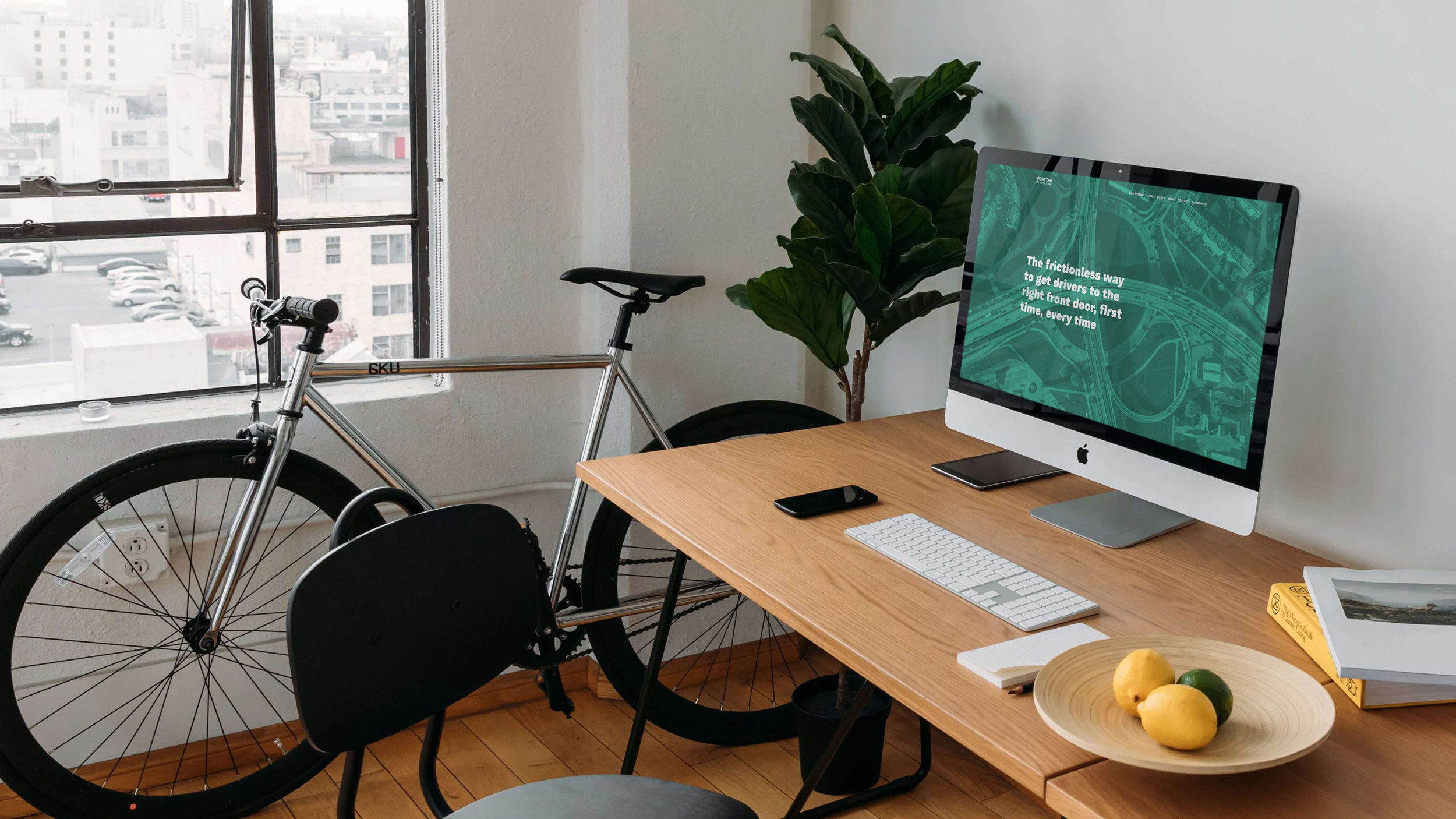 PostTag Website on Desktop