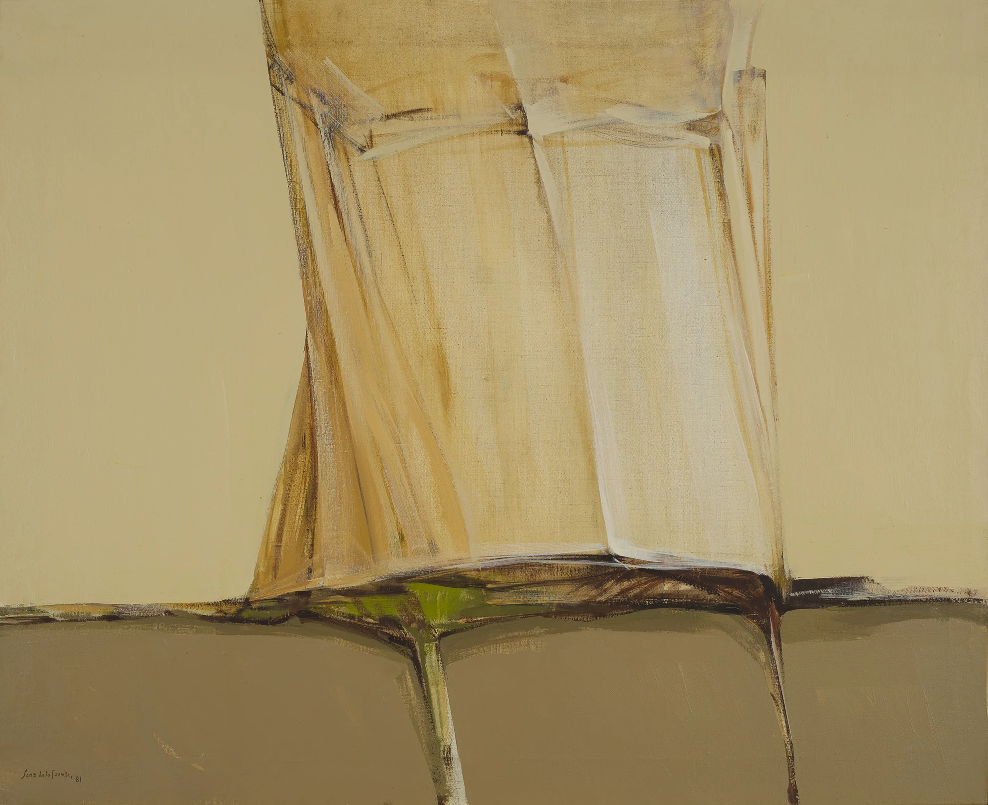Sin título. 1981 Óleo sobre lino. 81 x 100 cm