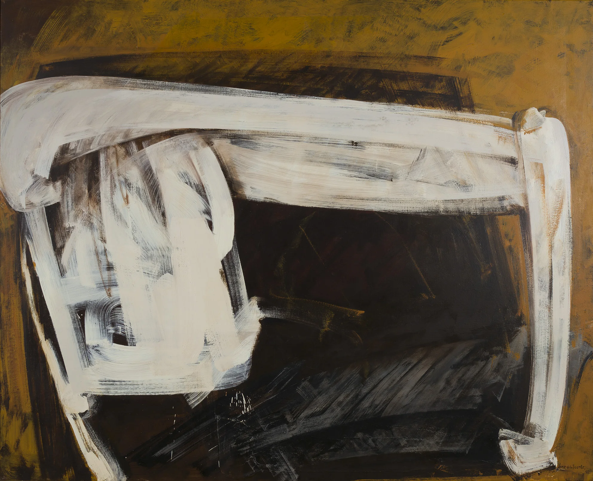 Sin título. 1992 Óleo sobre lino. 162 x 200 cm