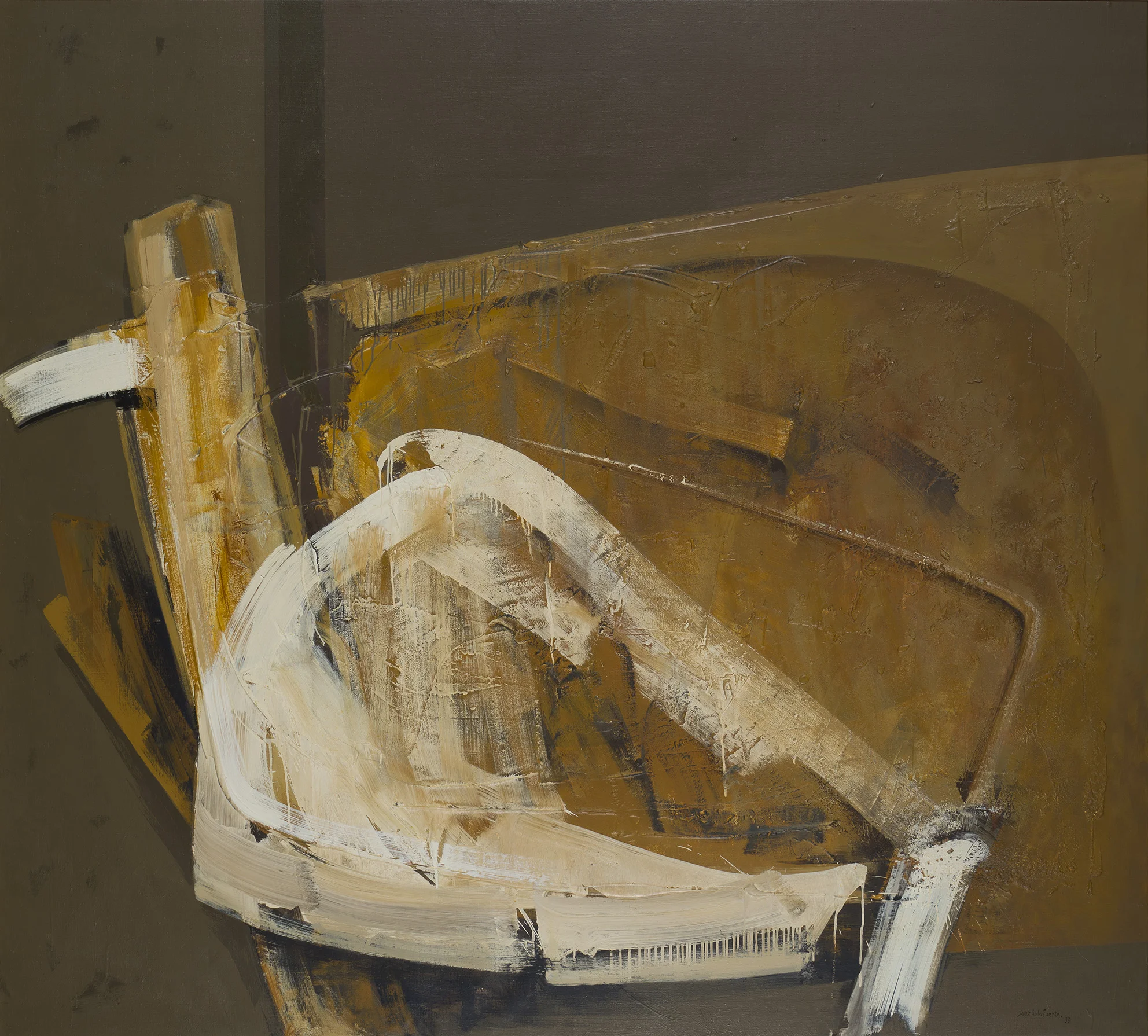 Sin título. 1993 Óleo sobre lino. 180 x 200 cm