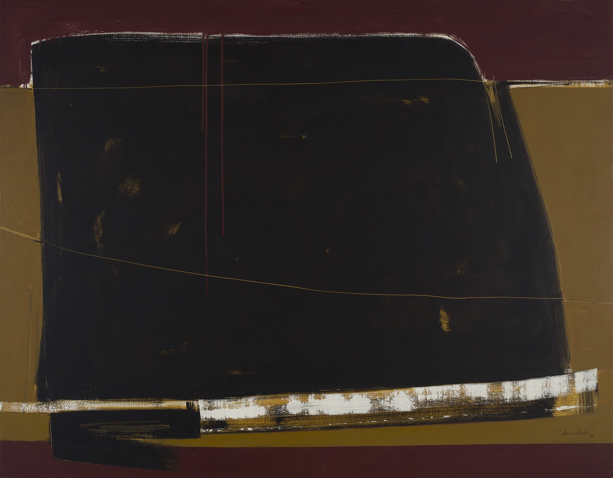 Sin título. 1995 Óleo sobre lino. 61 x 50 cm