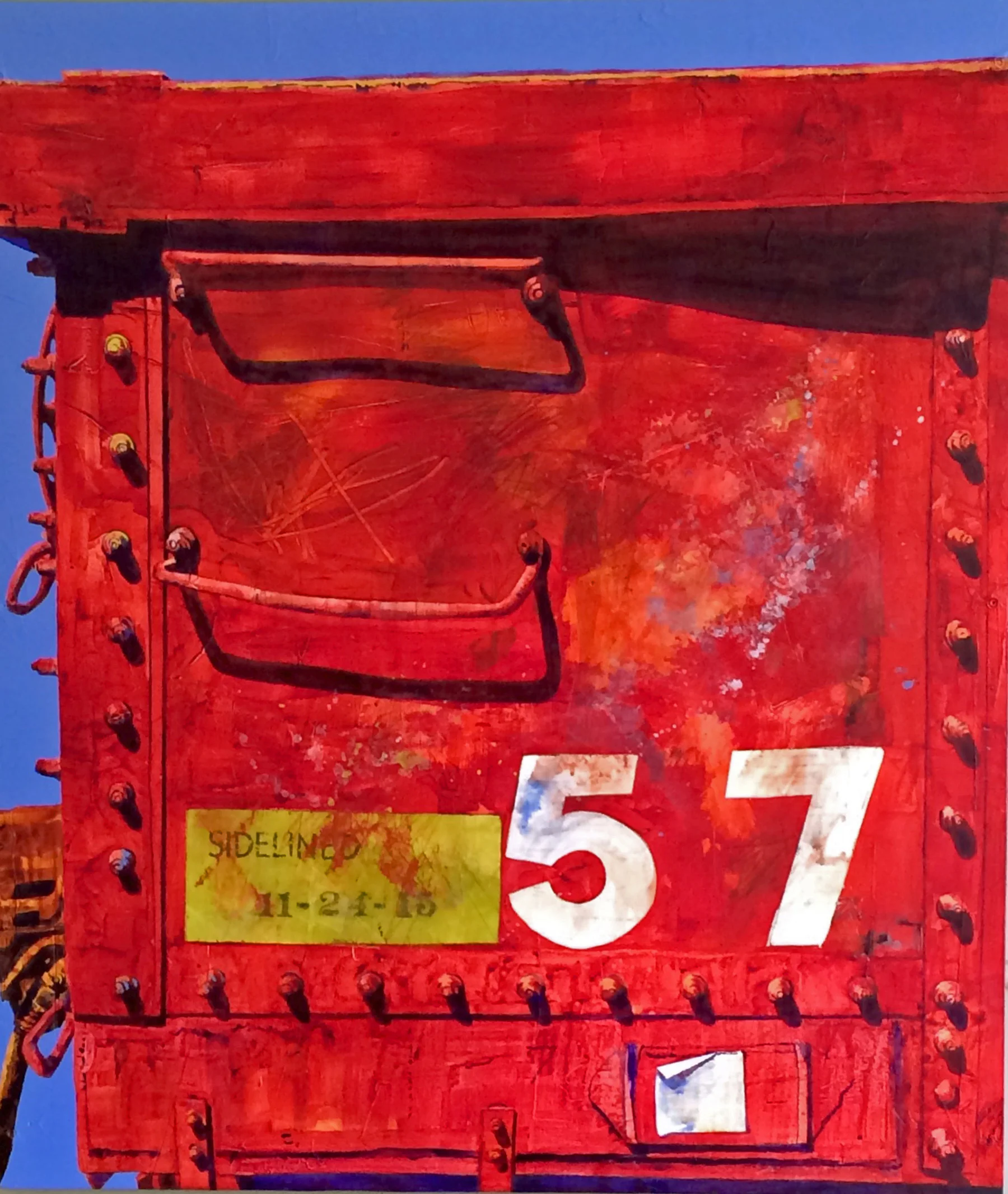 Sidelined Again 2017 Award of Excellence New River Art Show Floyd, Virginia