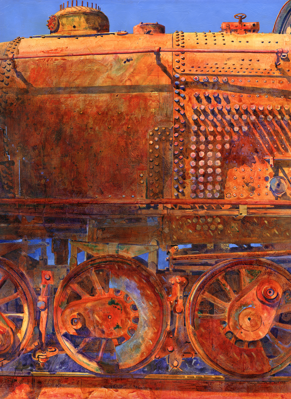 Rusting in Roanoke 2016 Juror's Choice Award Central Virginia Watercolor Society Charlottesville, Virginia