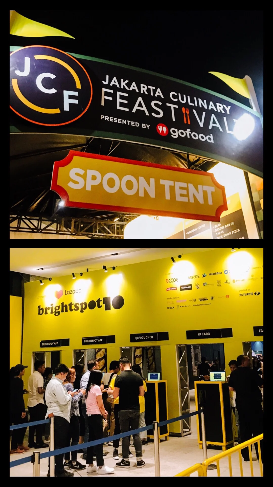 Brightspot Market vs. Jakarta Culinary Festival.