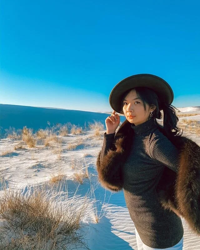 White Sands National Park with a touch of @glingjewels 🌻

Dreamy earrings to complete my look of the day!

#ValentineWanderlust #valentinewanderinnewmexico