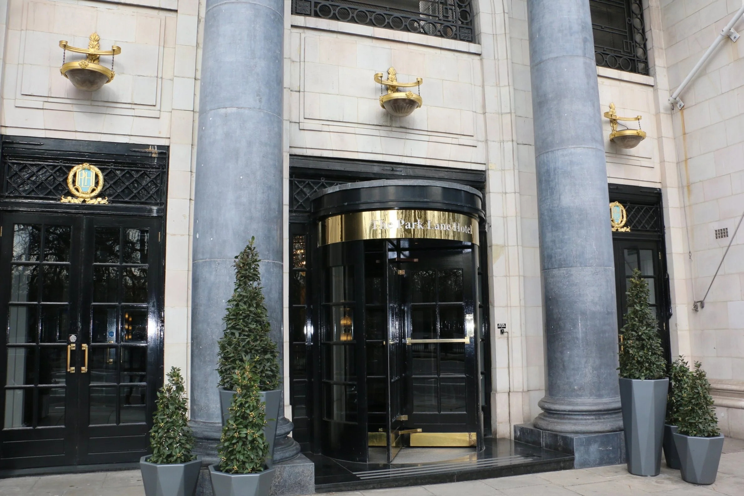 The Park Lane Hotel Gold Leaf Signage