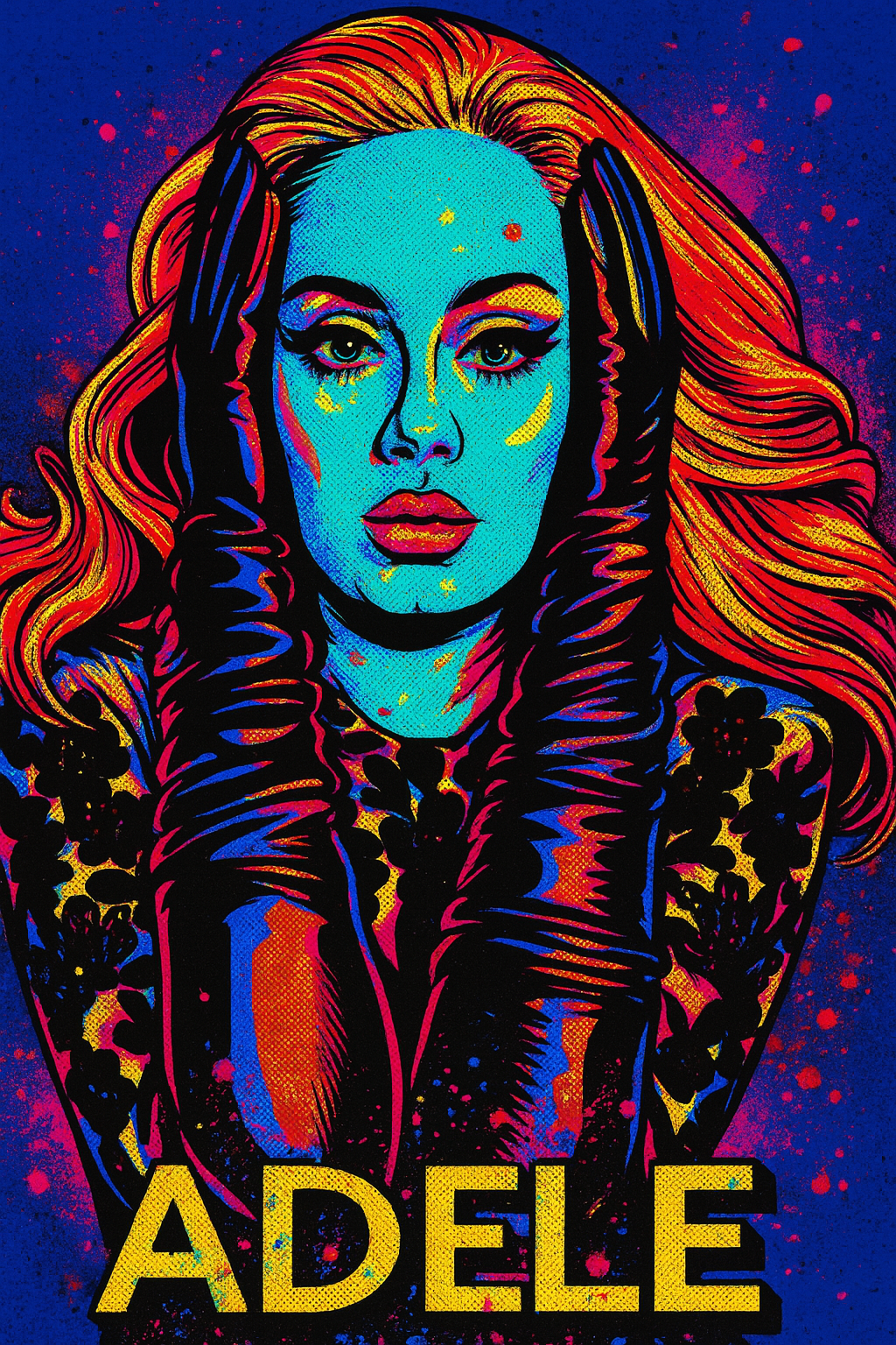 Pop Art Portrait of Adele.png