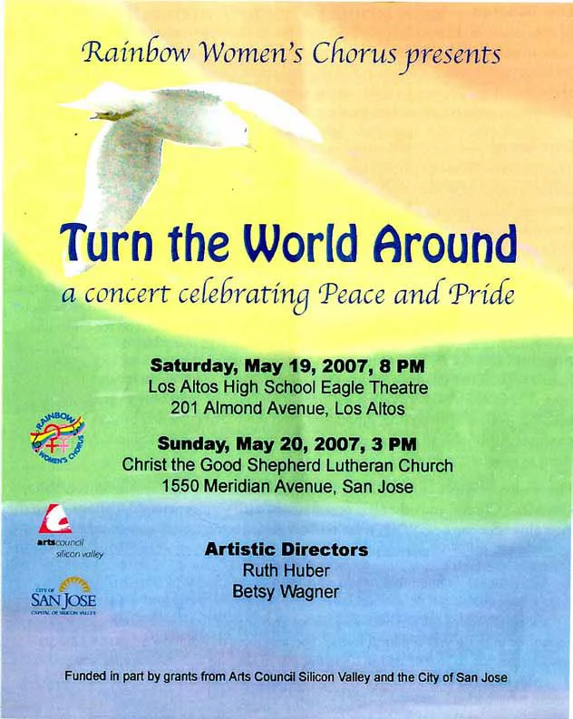 Turn the World Around concert program