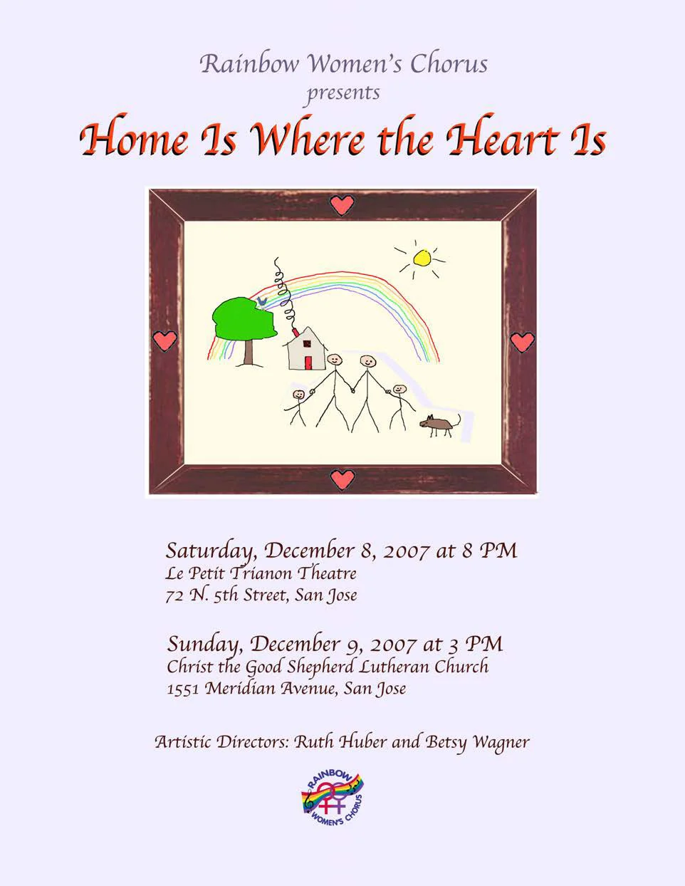 Home is Where the Heart Is concert program