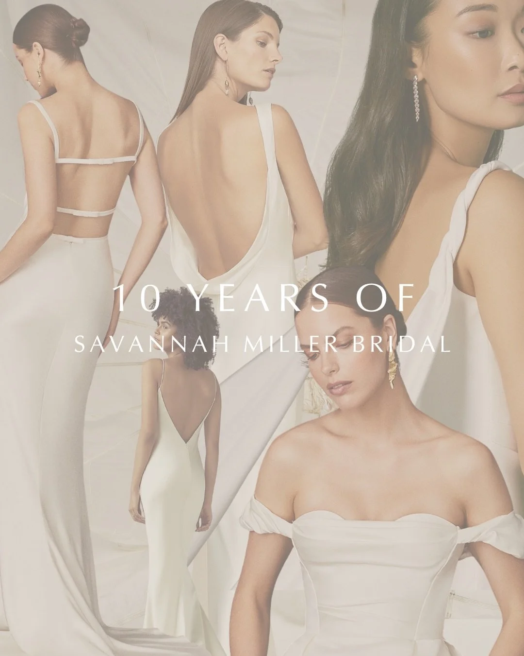 As I reflect on ten years of Savannah Miller Bridal, and the huge body of work that I have developed with my team in that time, it gives me a real sense of fulfilment to see my design hand evolving and yet the thread of what defines my label, still v