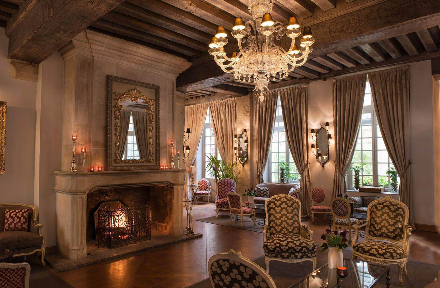 Interior Sitting Area - Hotel d'Aubusson