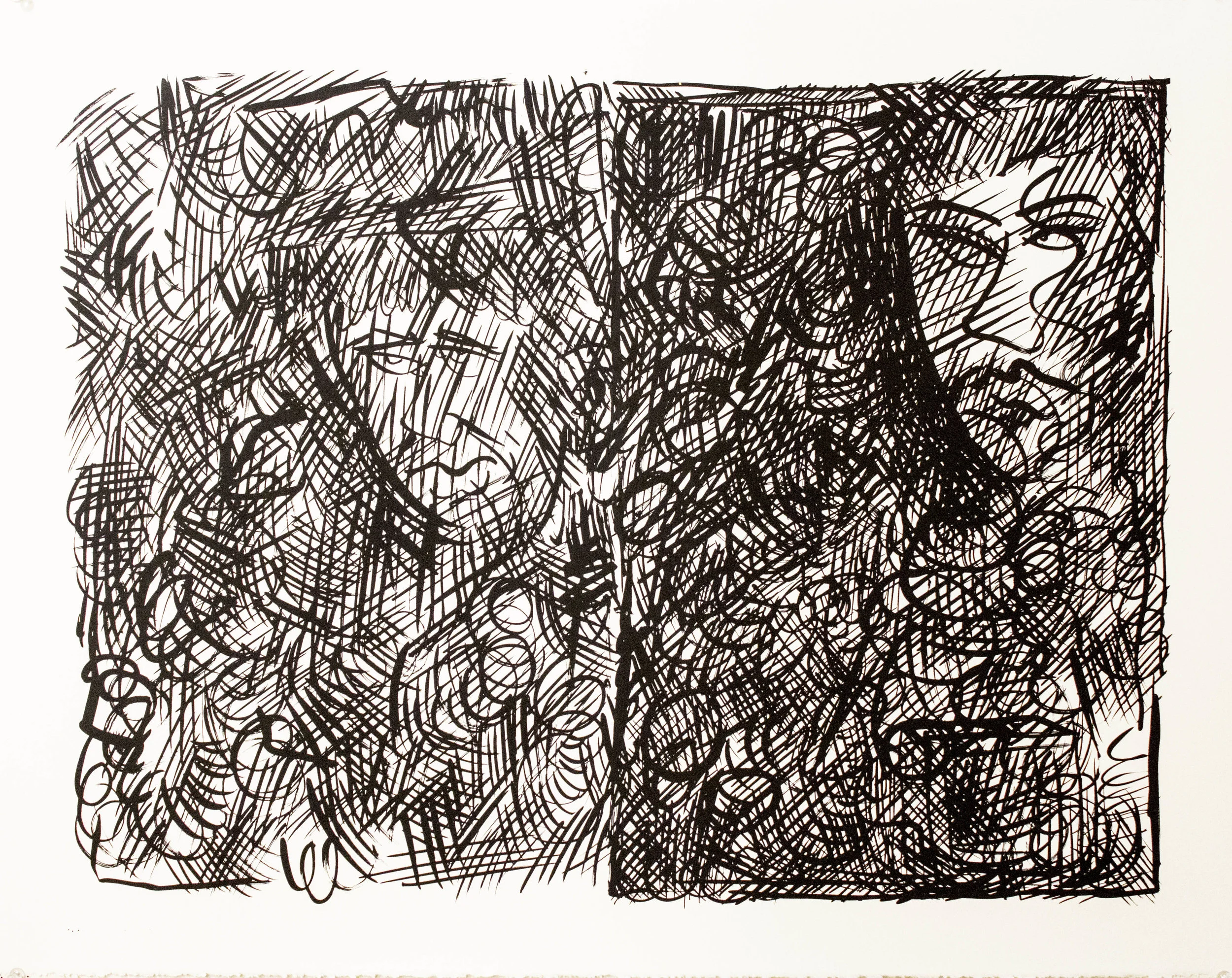 Untitled (Brush and Ink Study)