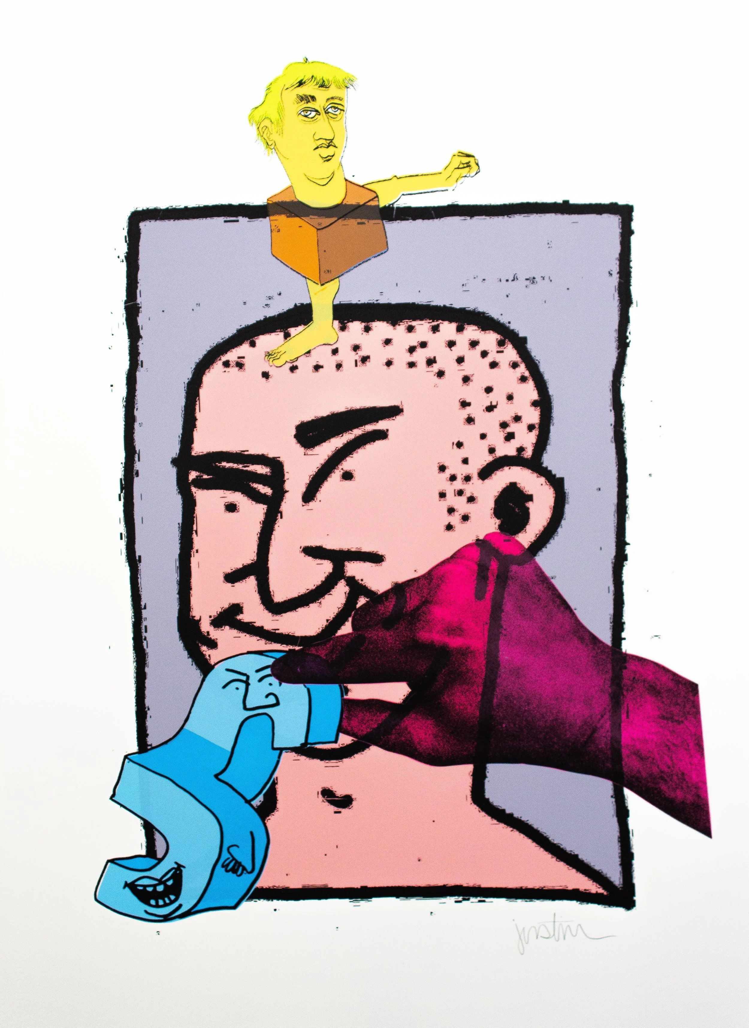 Baldie with Gnome and Demon Hand (Copy)