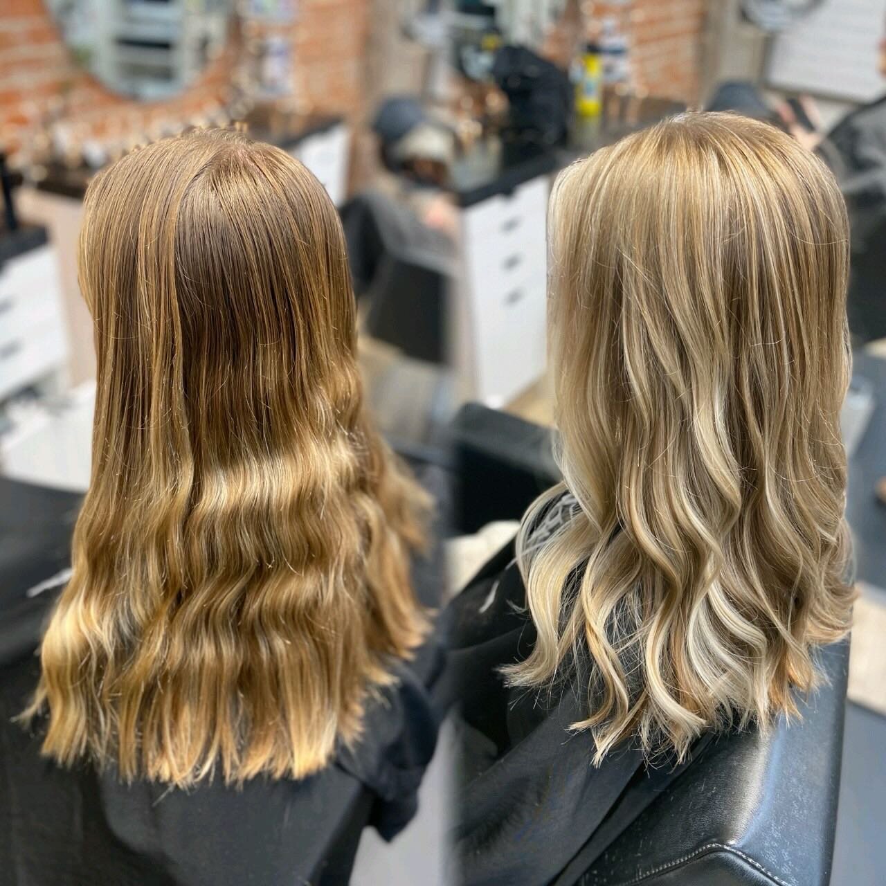 &bull;Trust the process&bull; going lighter and brighter takes time ☀️ Make sure you&rsquo;re on the books for your spring/summer hair!!