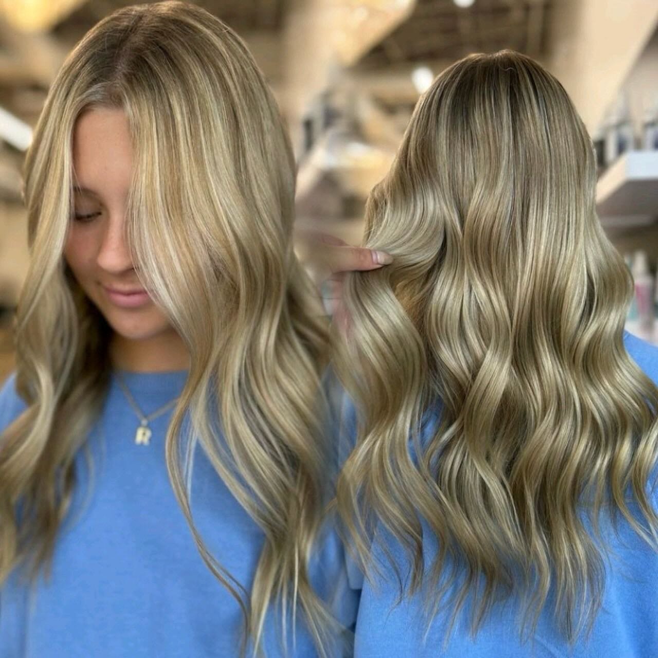Loving this blond refresh!!! 🦋 @hairby.vp #havensalonnorfolk #nebraskahairstylist
