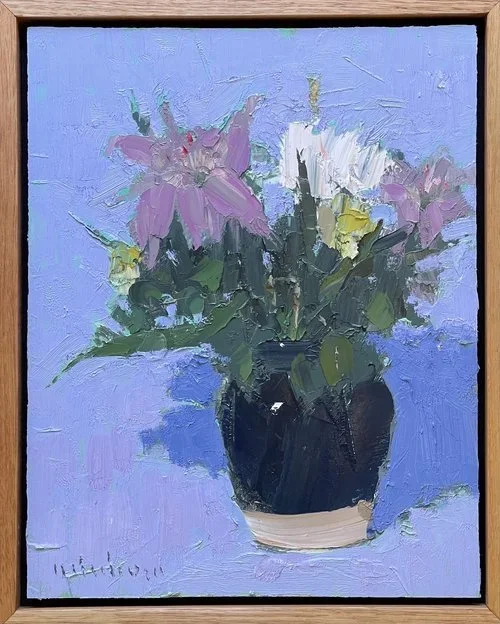 Lillies In A Vase