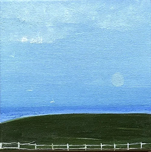 KIRSTY DAVIDSON - Moon Over Lake Boga