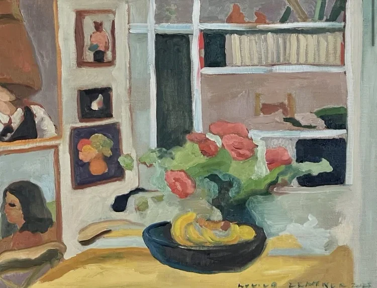 LUCILA ZENTNER Daytime 36 × 45 cm framed oil on canvas $2950