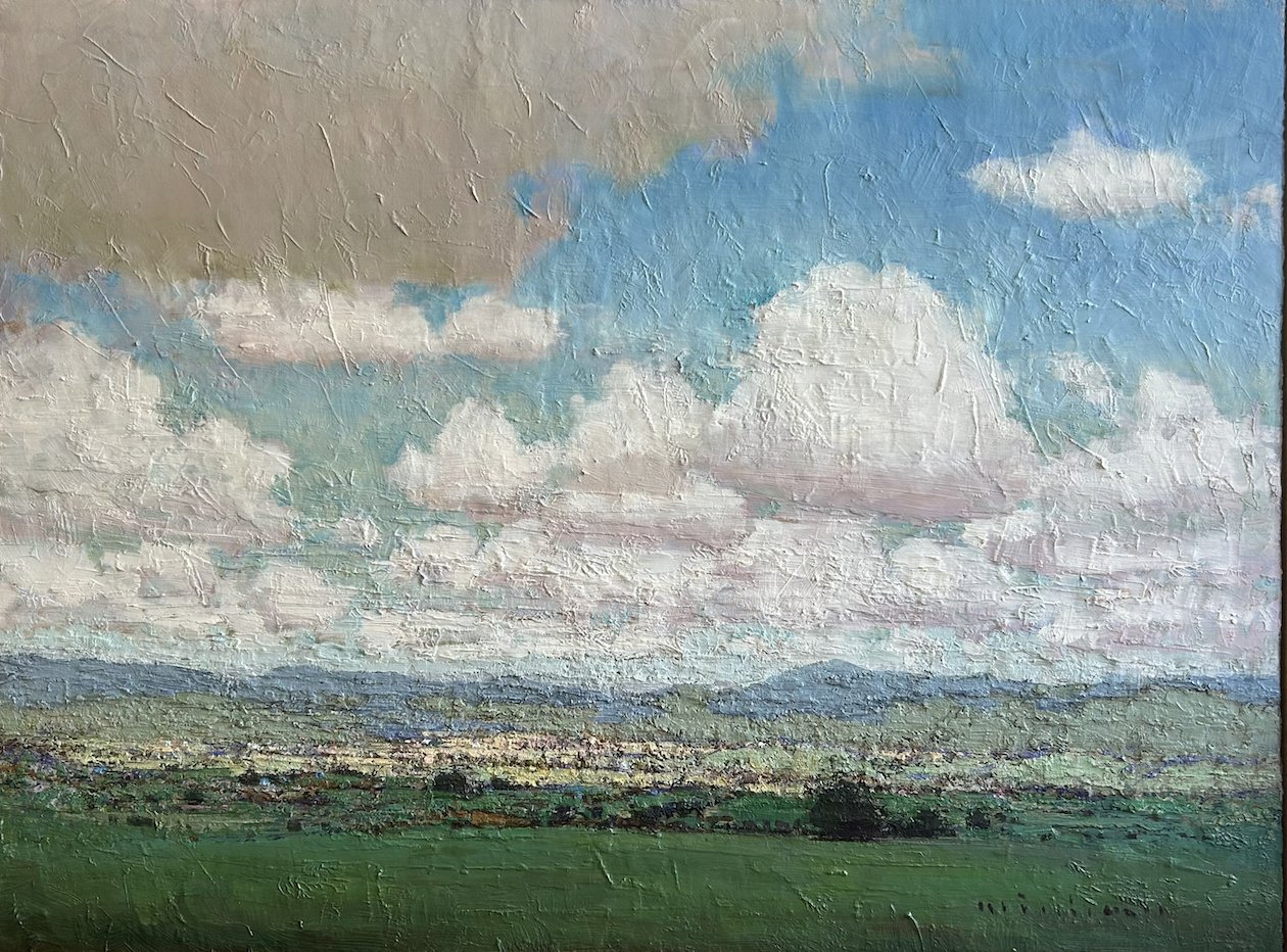 Between Air And Earth 75 x 100 cm framed oil on canvas $3900