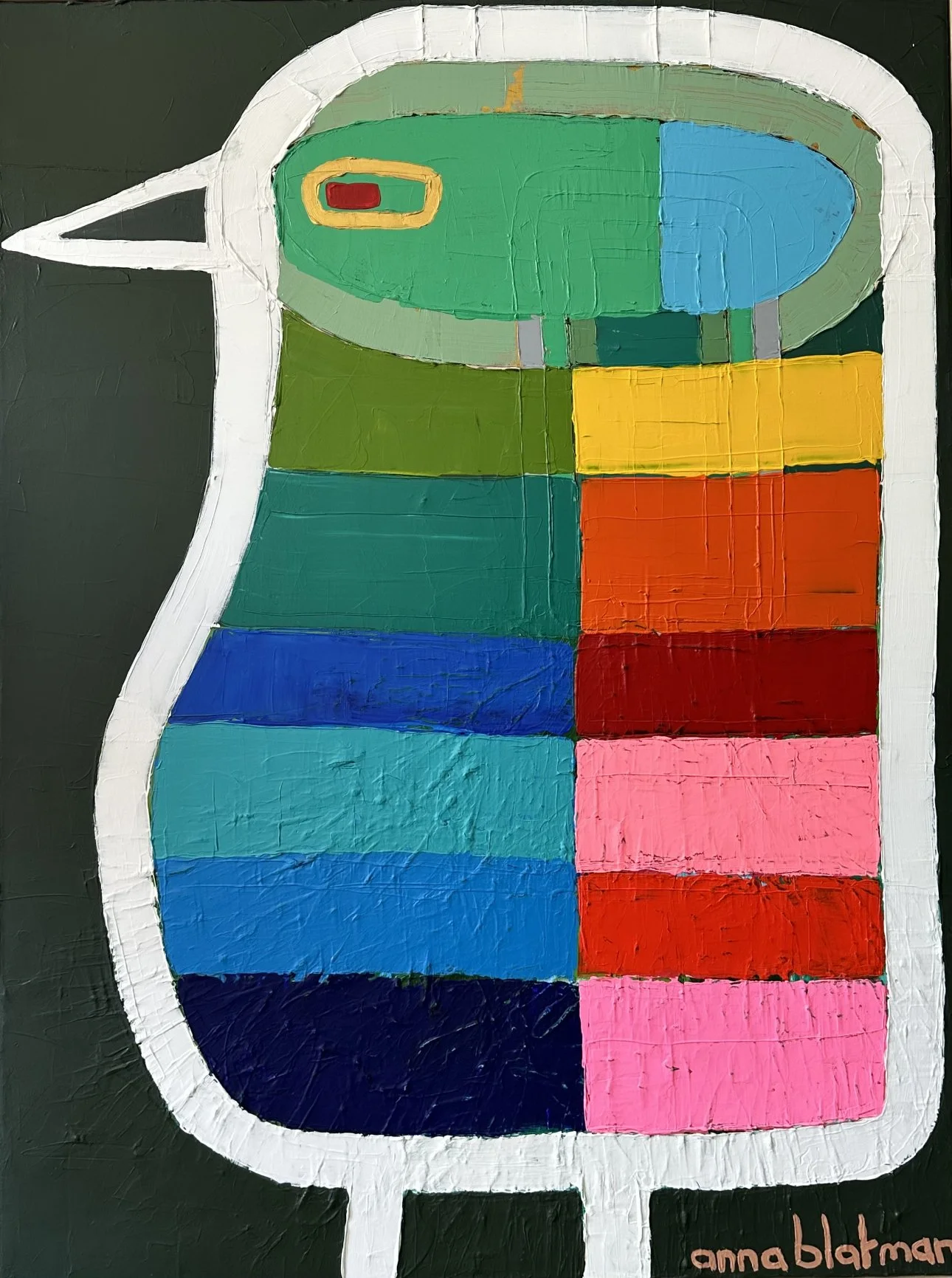 Frederick 91 x 122 cm framed acrylic on canvas $3300