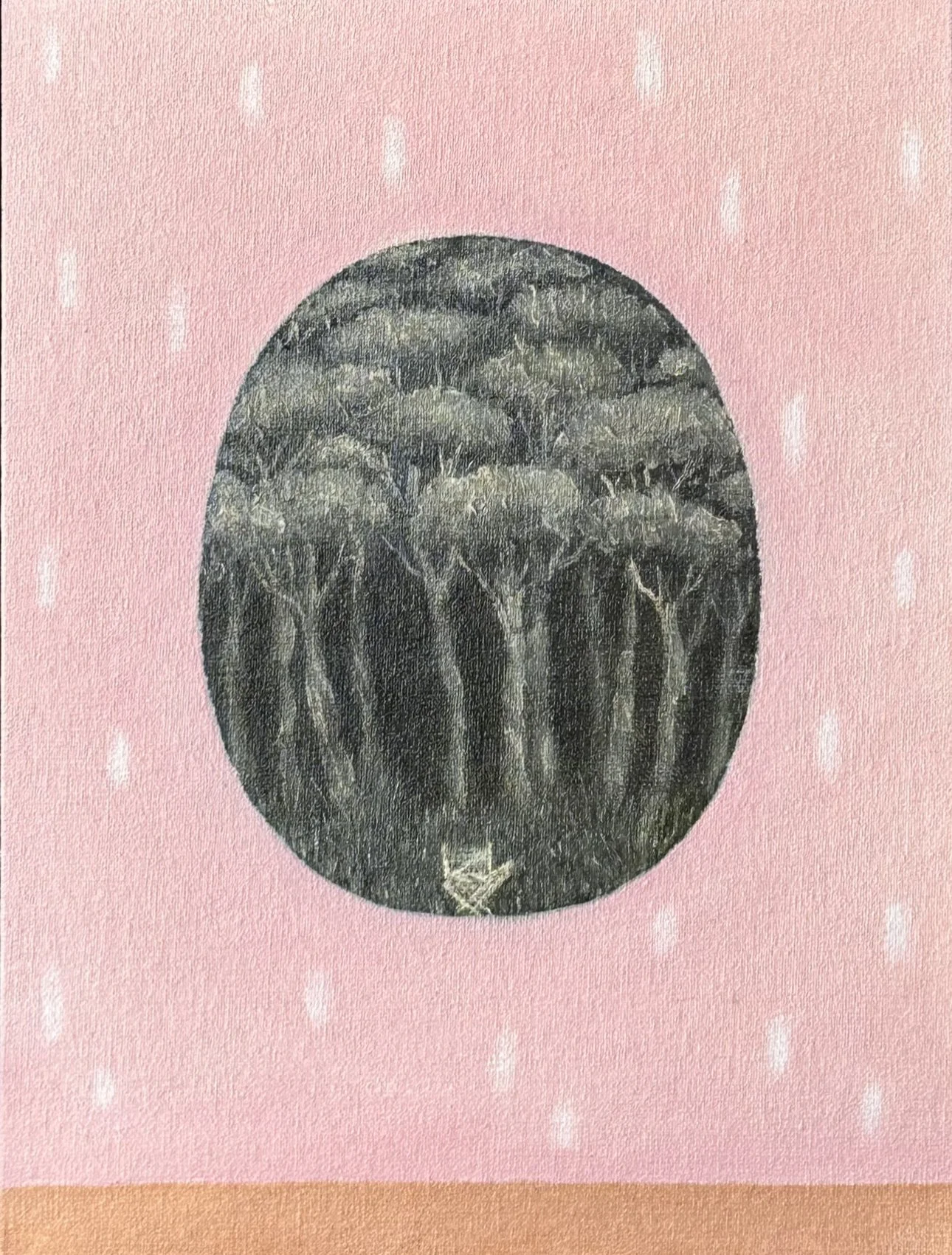 BRIGITA HAMMELL Midnight Symphony  20 x 15 cm framed oil on canvas $750