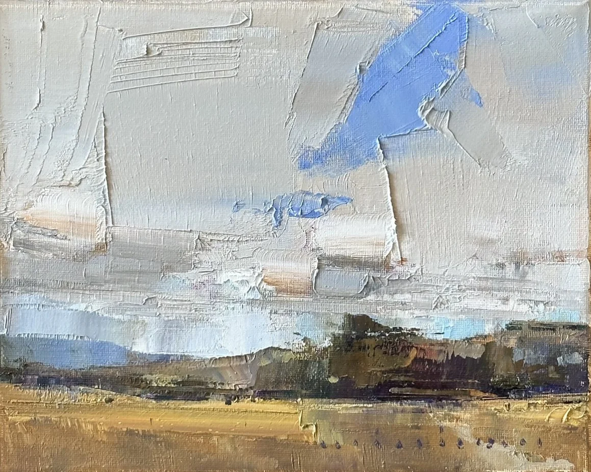 MINHAN CHO Luminous Drift 25 x 20 cm framed oil on canvas $990