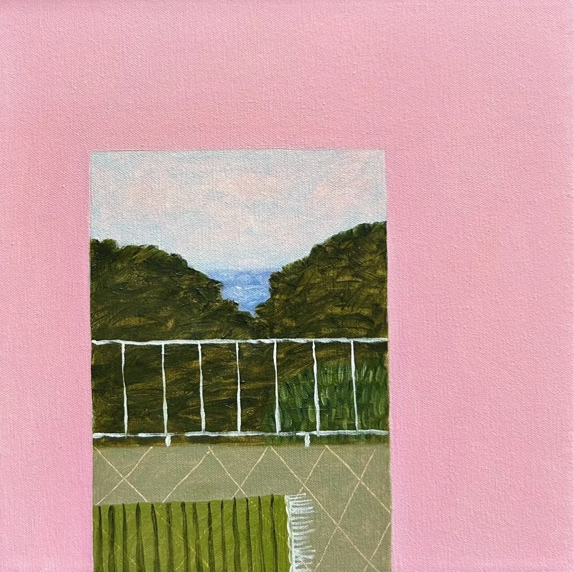 Restore 30 x 30 cm framed oil on canvas $990