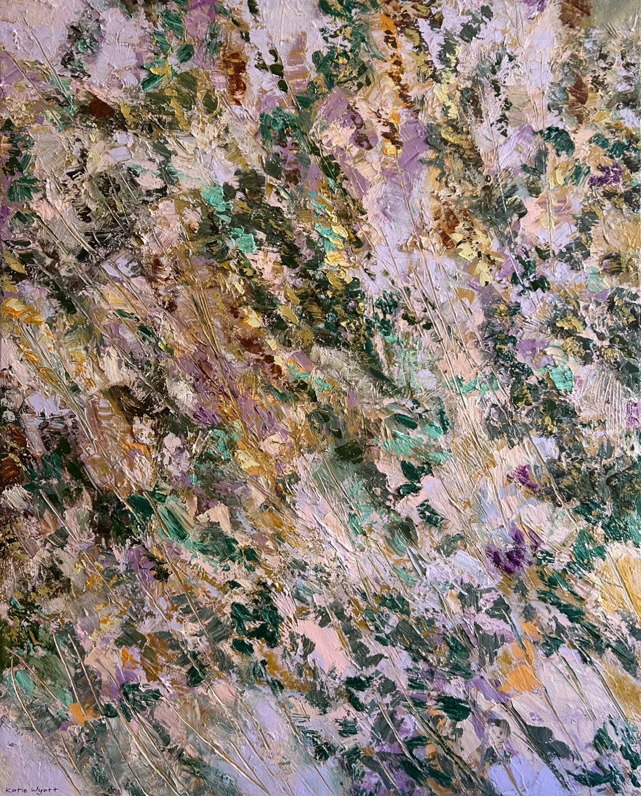 KATIE WYATT Kindred 152 x 122 cm framed acrylic on canvas $5990