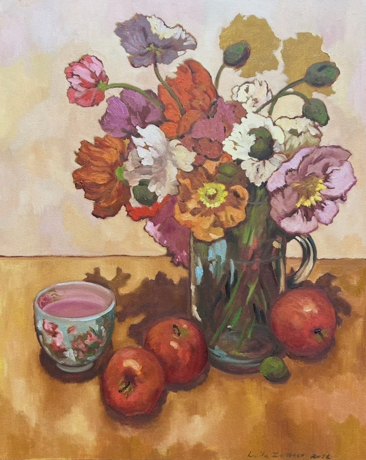 LUCILA ZENTNER Peace 83 x 66 cm framed oil on canvas $6000