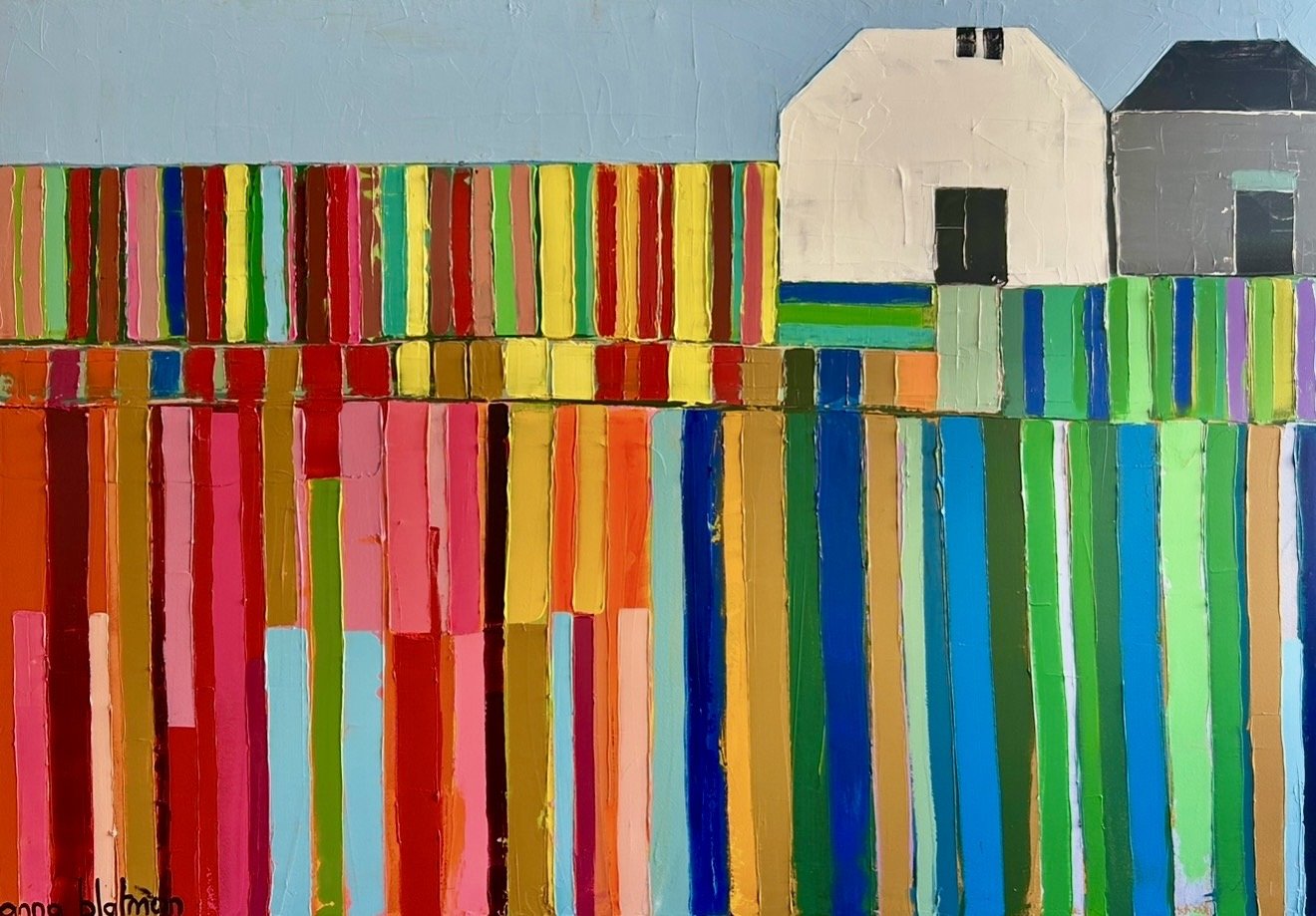 ANNA BLATMAN Moss Vale 165 x 115 cm framed acrylic on canvas $6900