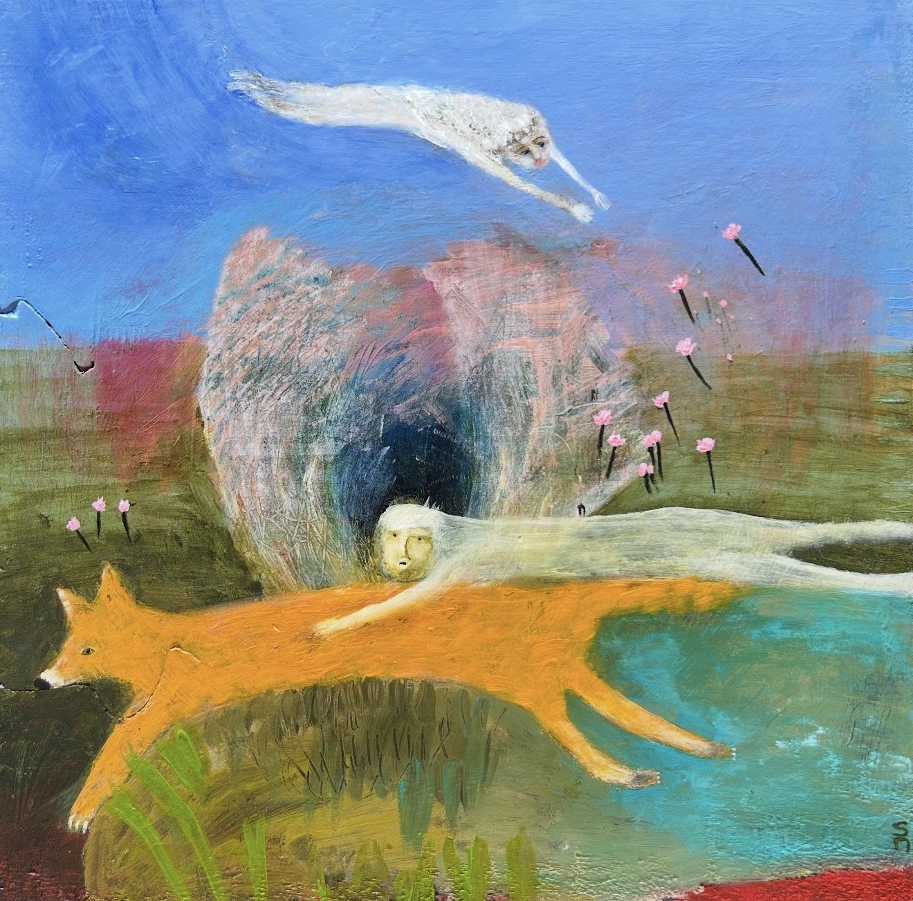 29 x 29 cm acrylic on board $