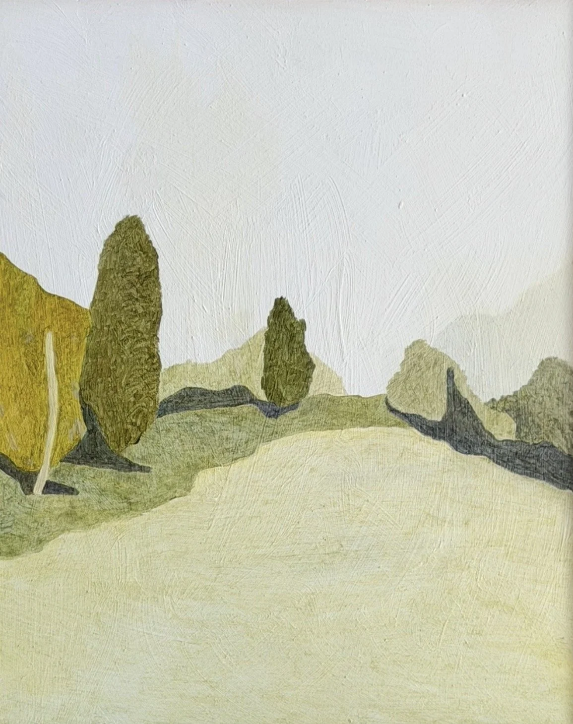 MARK SEARLE 23 x 27cm framed oil on panel $900