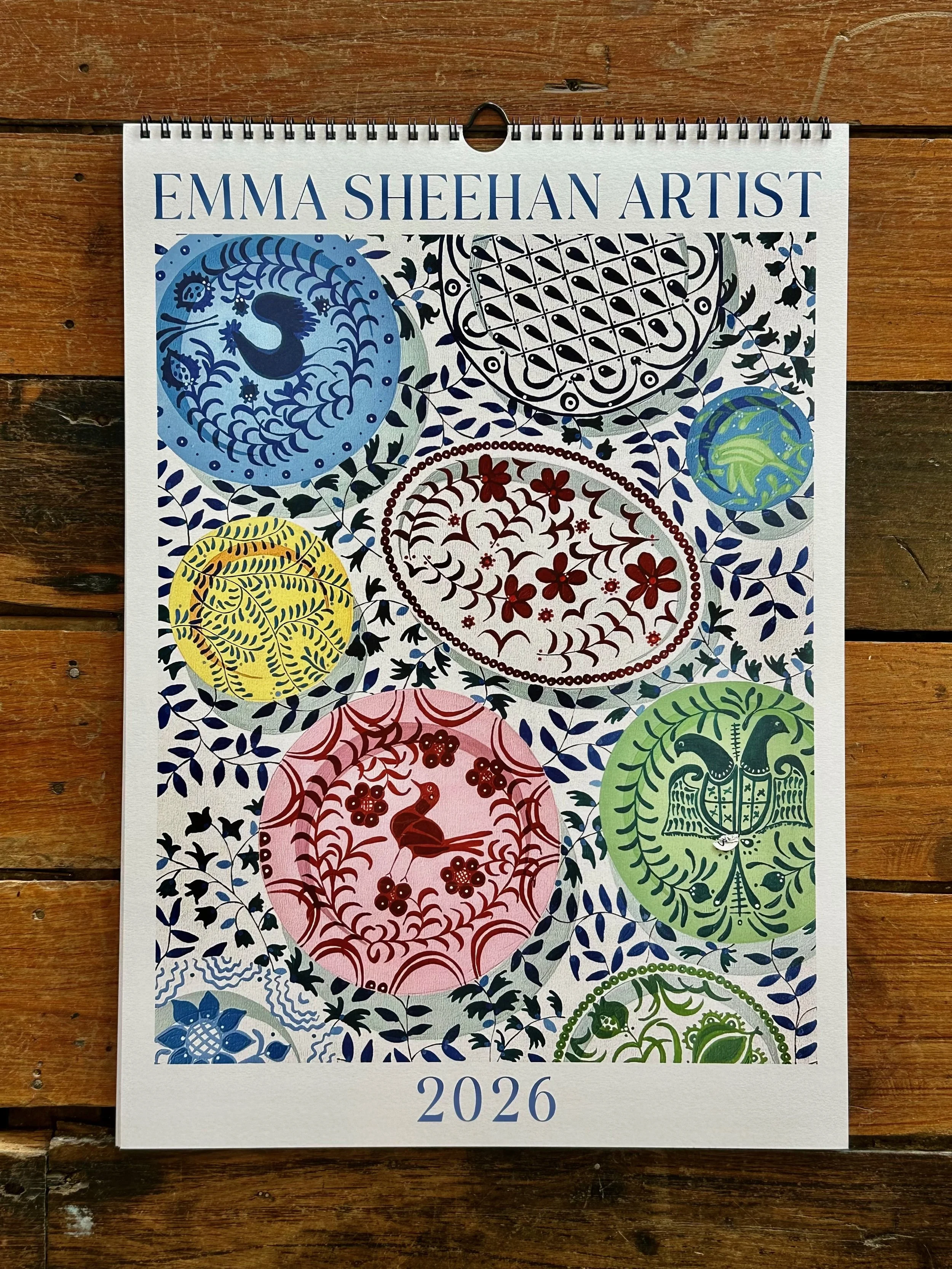 Emma Sheehan Artist Calendar 2026