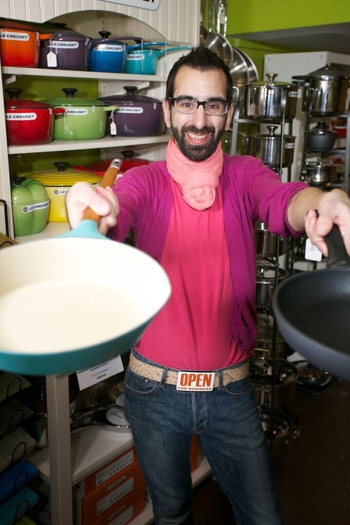 Out of the frying pan, into the classroom: Ben Salmon shares step-by-step how-to's for stress-free dinner parties.