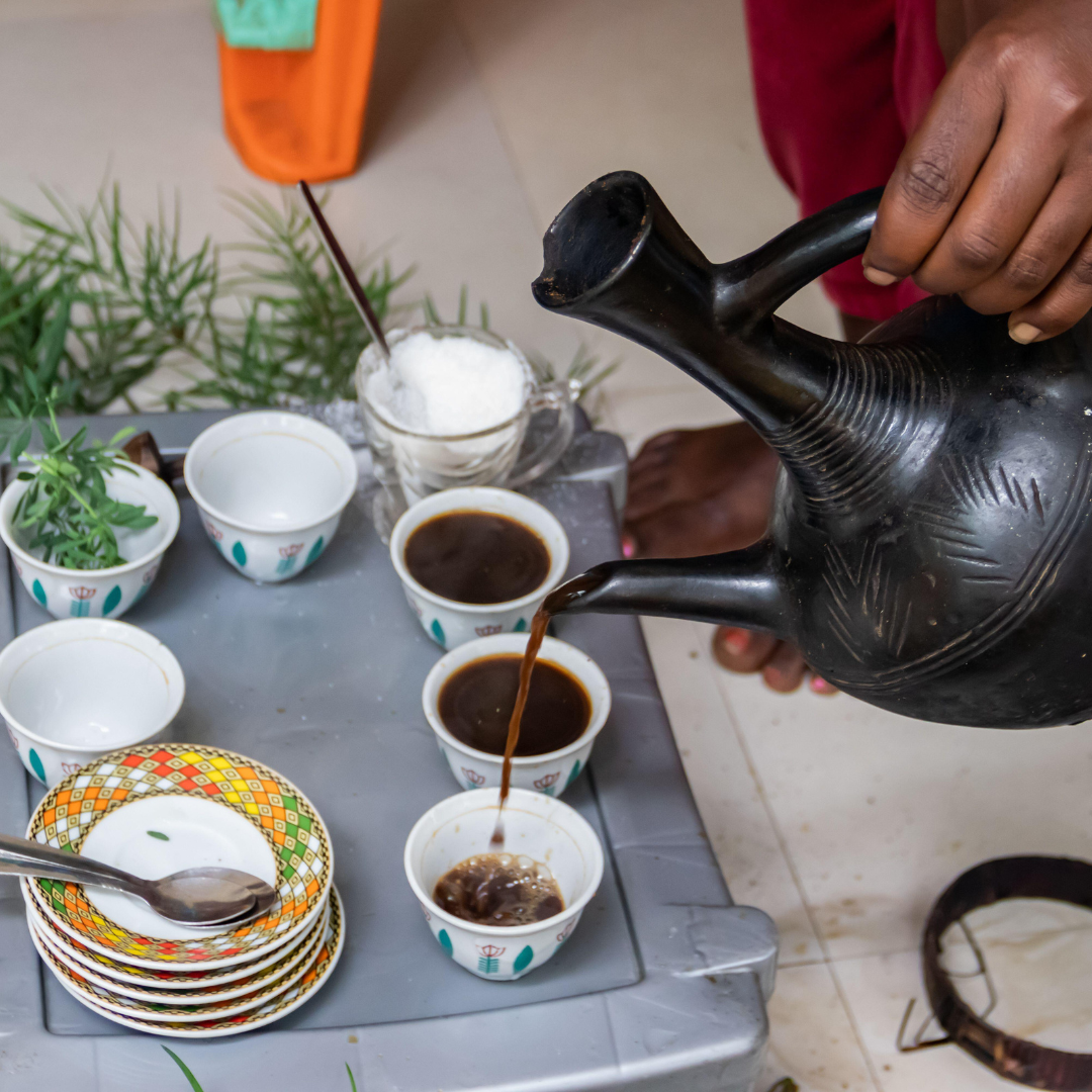 ETHIOPIAN COFFEE CEREMONY  