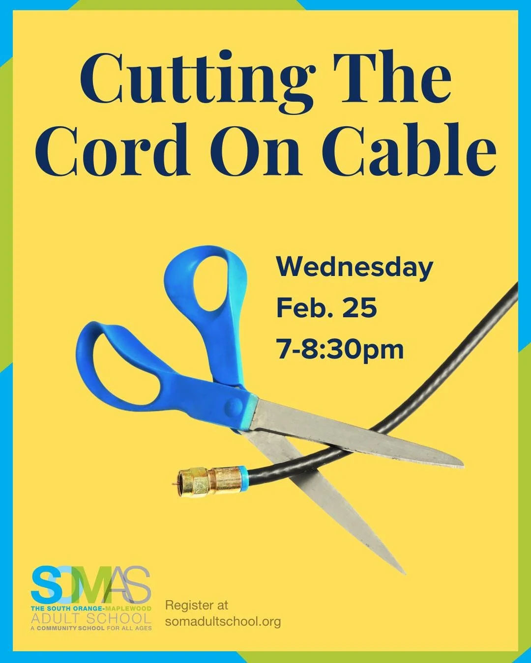 Don't miss "Cutting the Cord on Cable" on Wednesday, Feb. 25! 

Are you tired of soaring cable bills when you only watch a fraction of the channels you&rsquo;re paying for? Do you want to stop being tied to a specific device and save money 